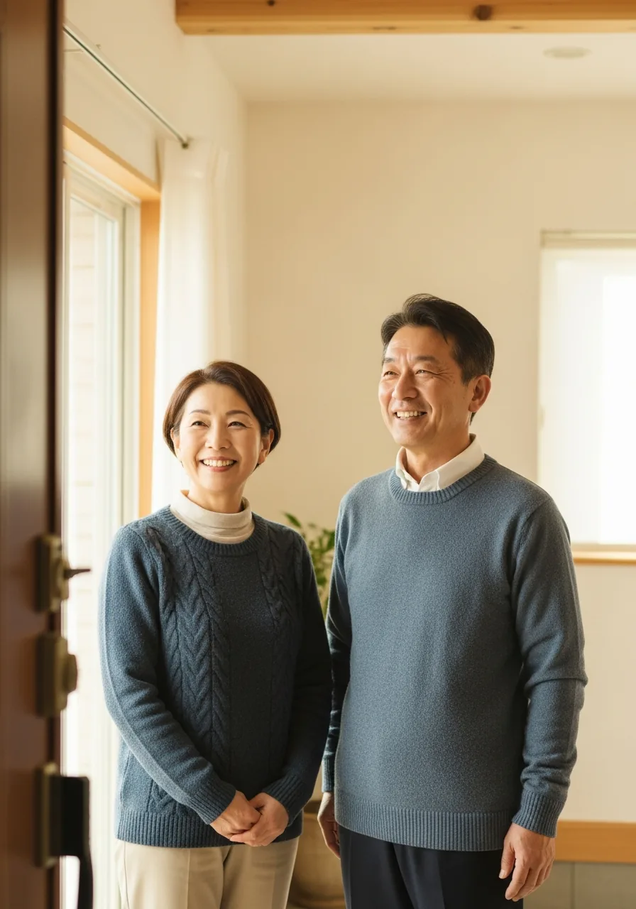 笑顔で迎えてくれたお客様ご夫婦